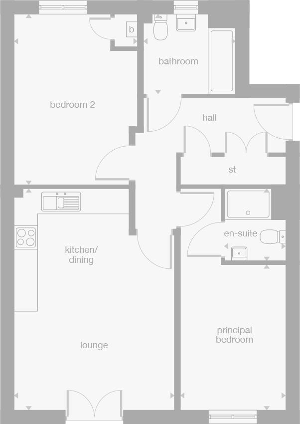 42, Off Lasswade Road, Edinburgh floorplan
