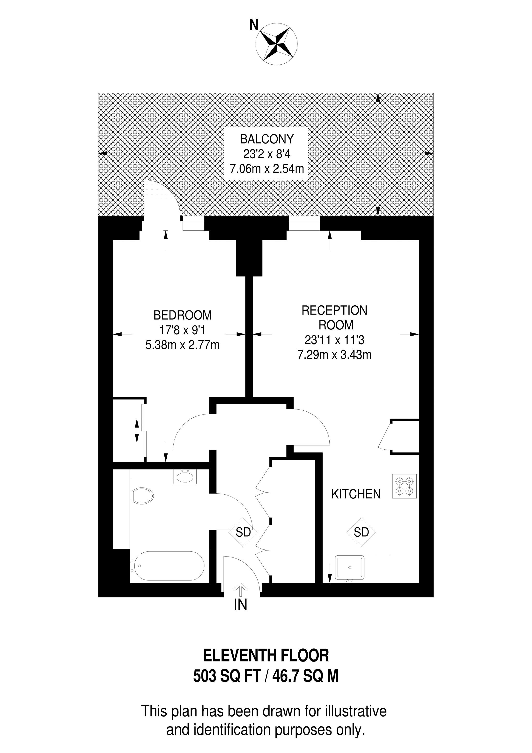 Cribb Lodge, Woolwich floorplan