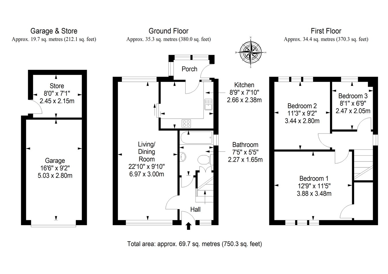 14, Crawford Gardens, St Andrews floorplan