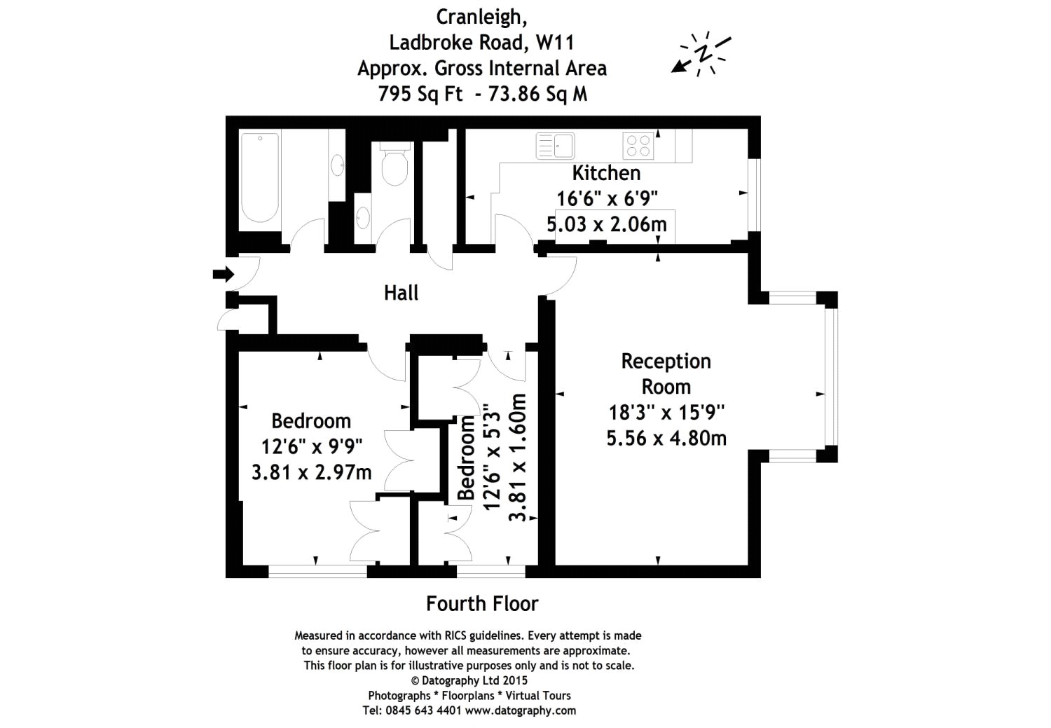 2 Bedrooms Flat to rent in Ladbroke Road, Holland Park W11