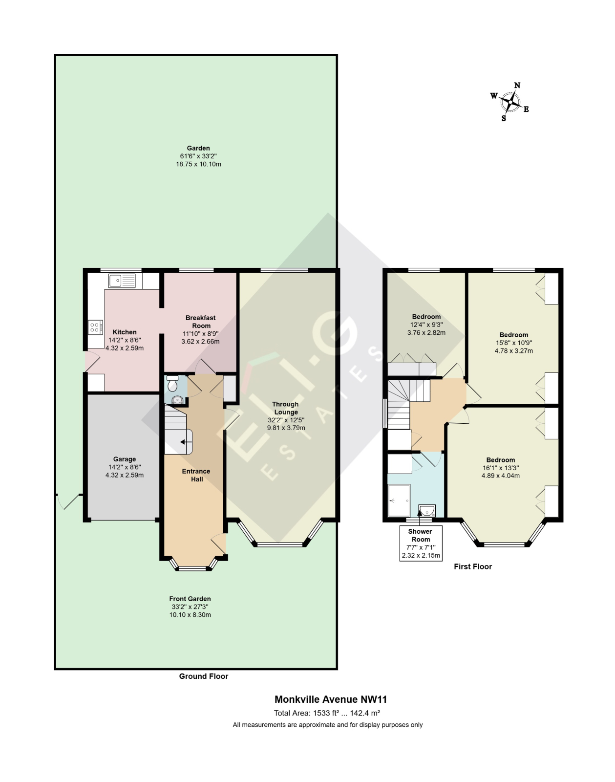 22 Monkville Avenue, London floorplan