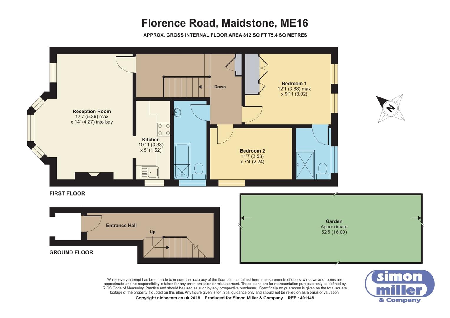 36, Florence Road, Maidstone floorplan