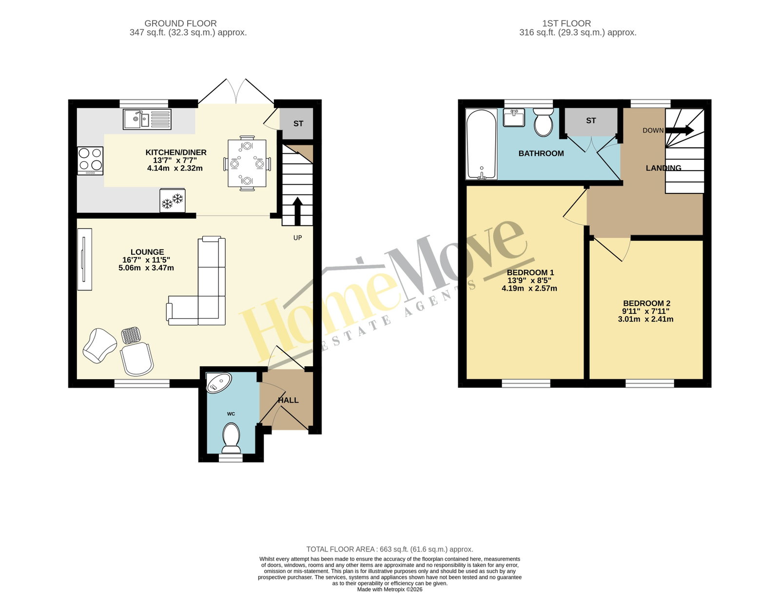46, Healy Close, Loughborough floorplan