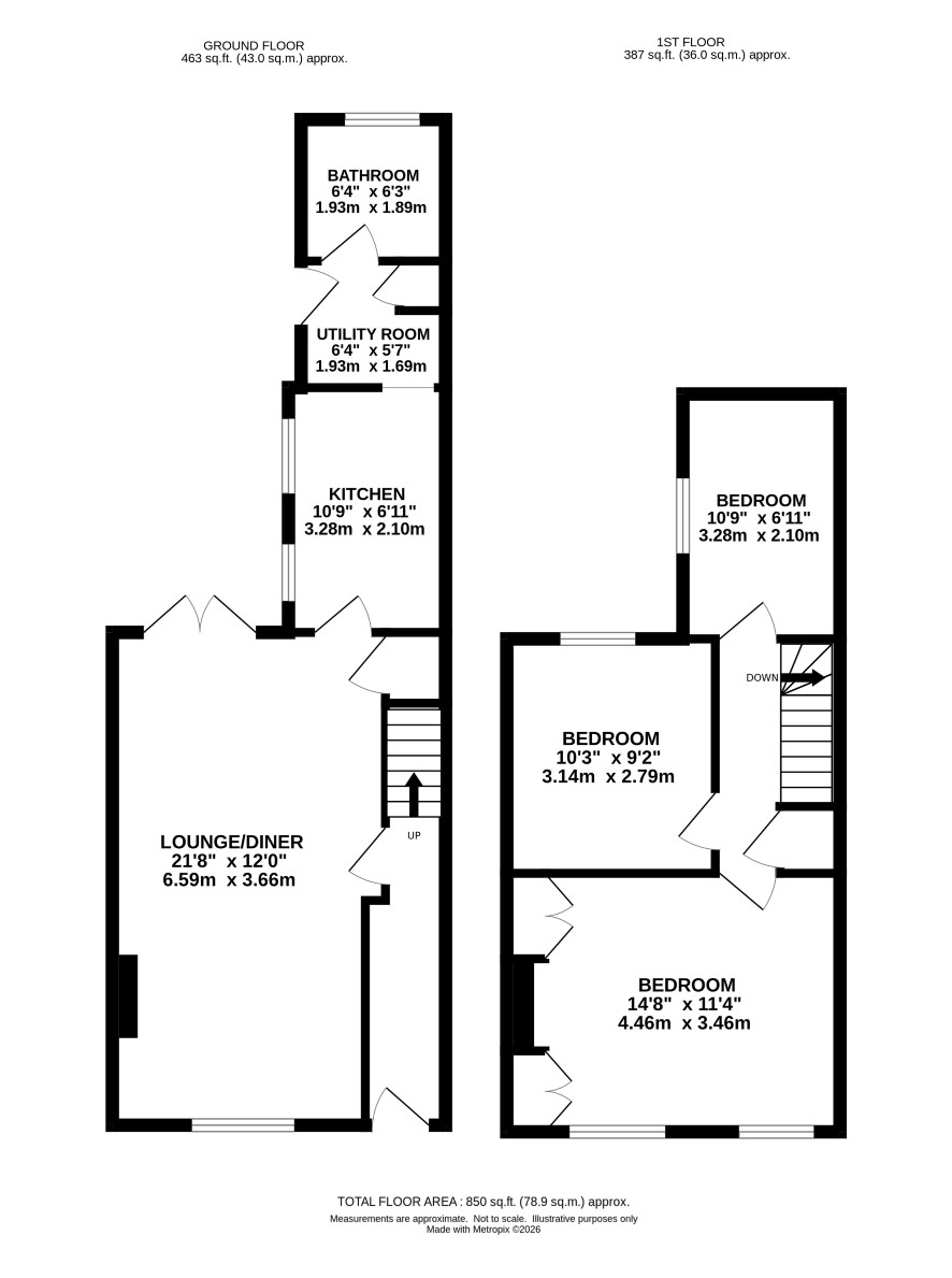 30 Denmark Road, Beccles floorplan