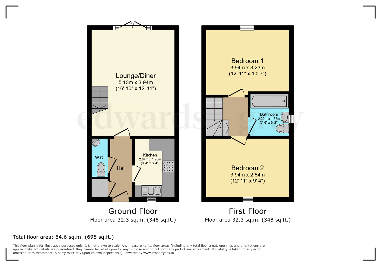 14, Goring Drive, Fradley floorplan