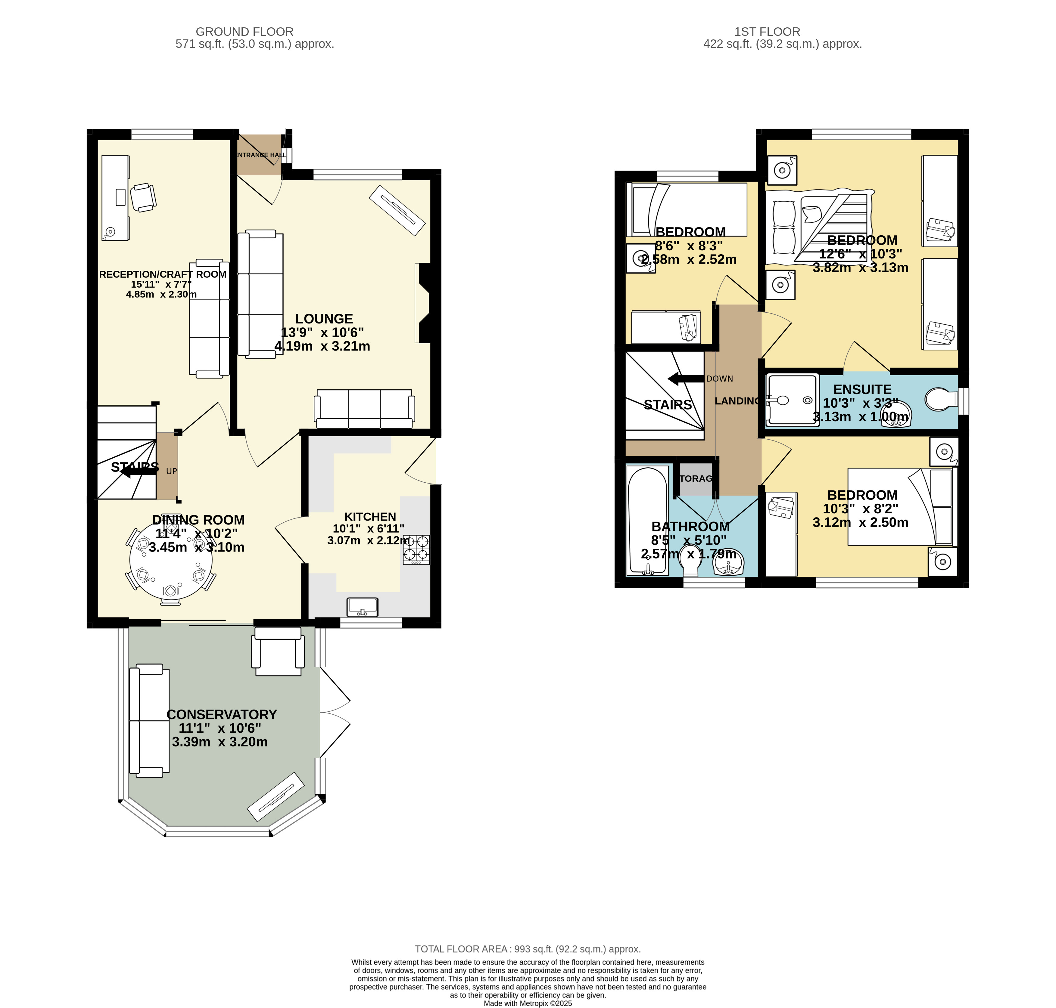 4, Newfield Close, Doncaster floorplan