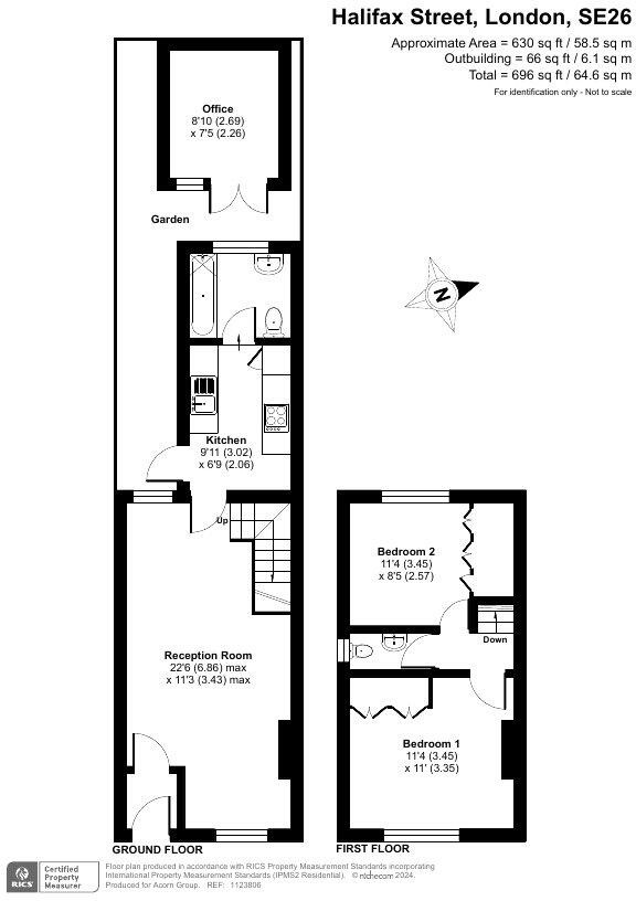 13, Halifax Street, London floorplan