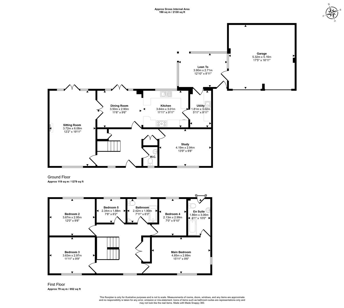 Brimbles, Shillingstone Lane, Okeford Fitzpaine floorplan