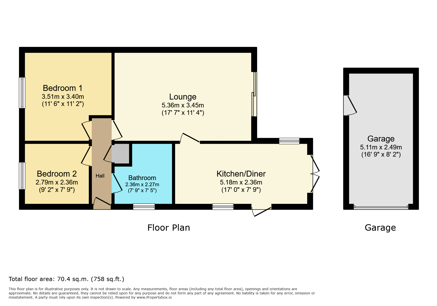 33 London Road, Markfield floorplan