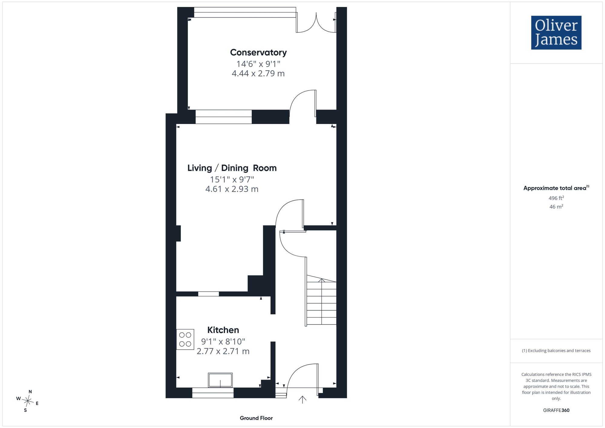 4 Wheatsheaf Road, Huntingdon floorplan