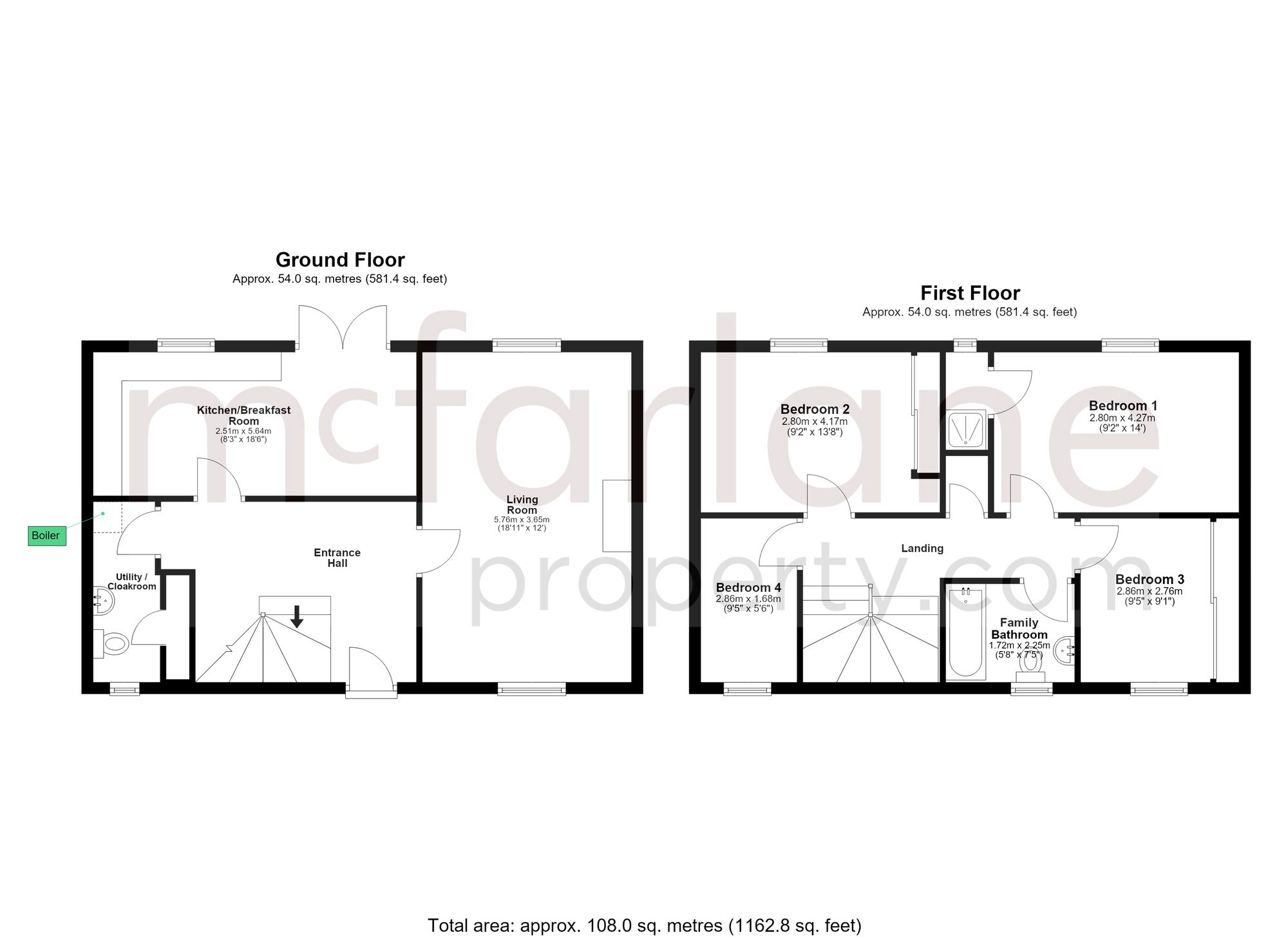 3 Barnes Close, Malmesbury floorplan