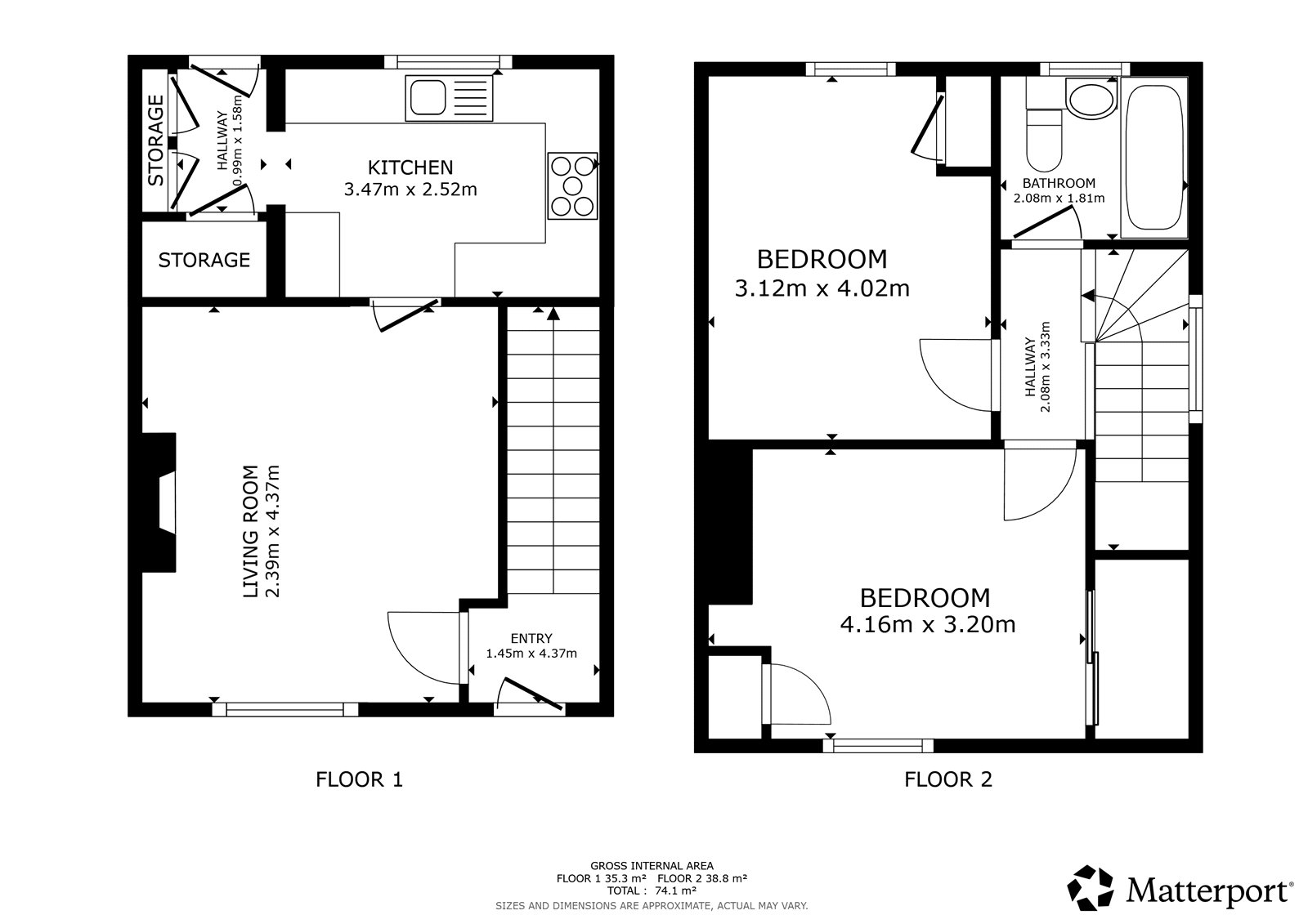 3, Maxton Road, Perth and Kinross floorplan