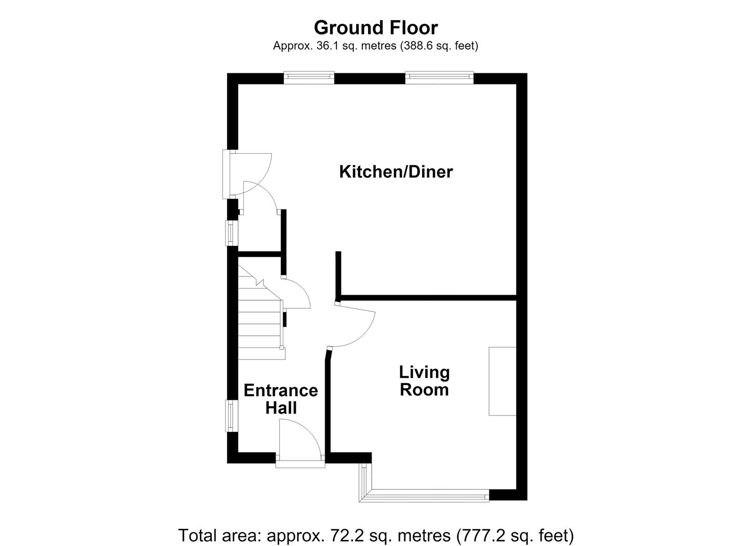 23, Alden Crescent, Pontefract floorplan