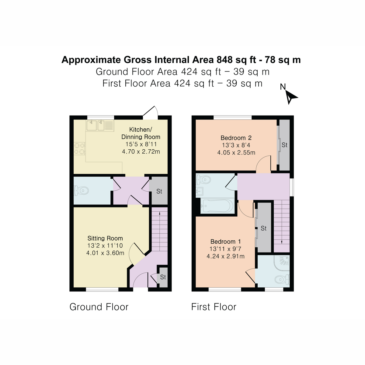 58, Flowe Drive, Wantage floorplan