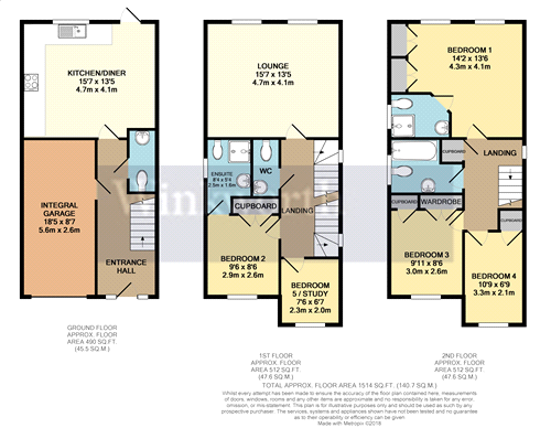 12, Cintra Close, Berkshire floorplan