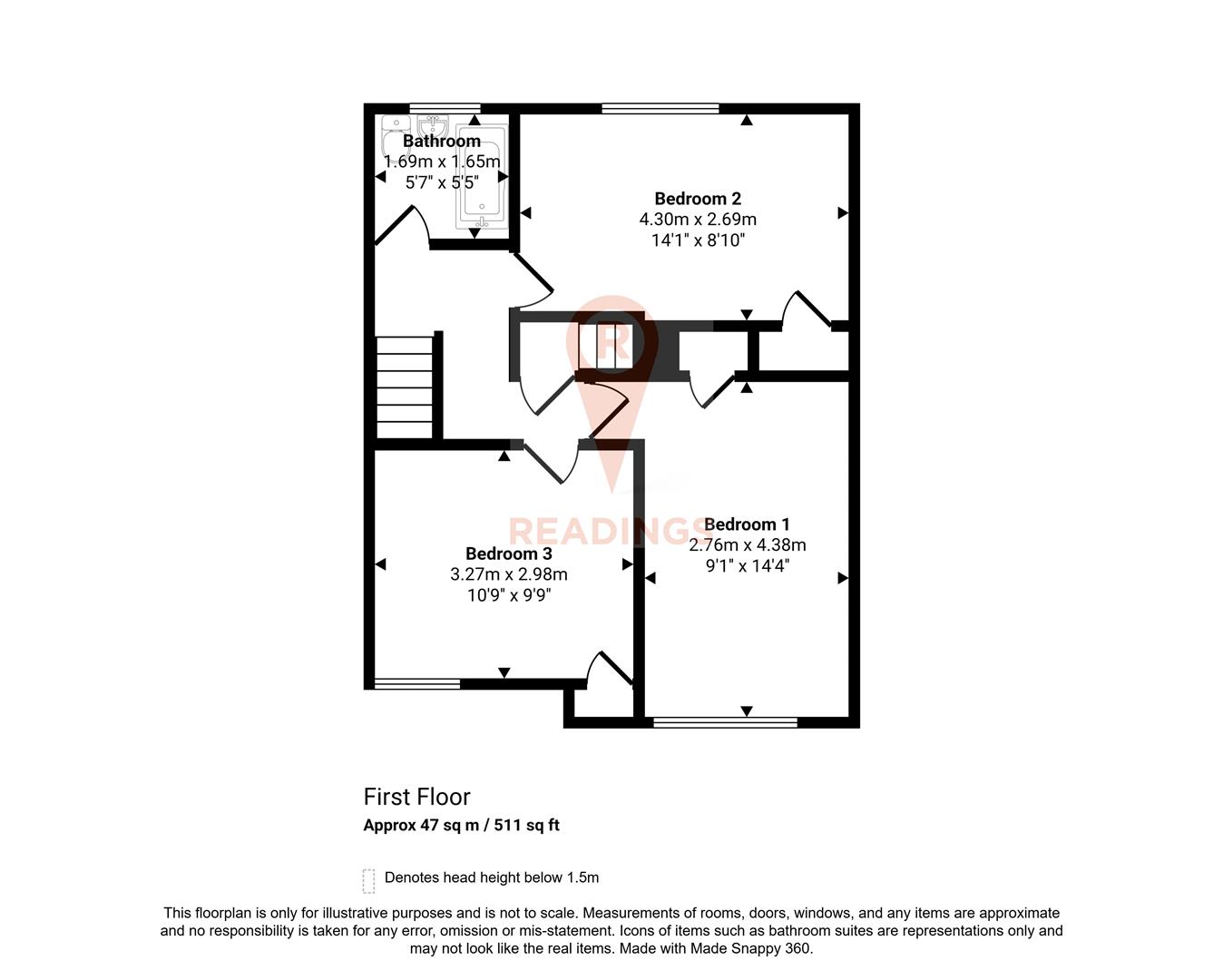 24, Herthull Road, Leicester floorplan
