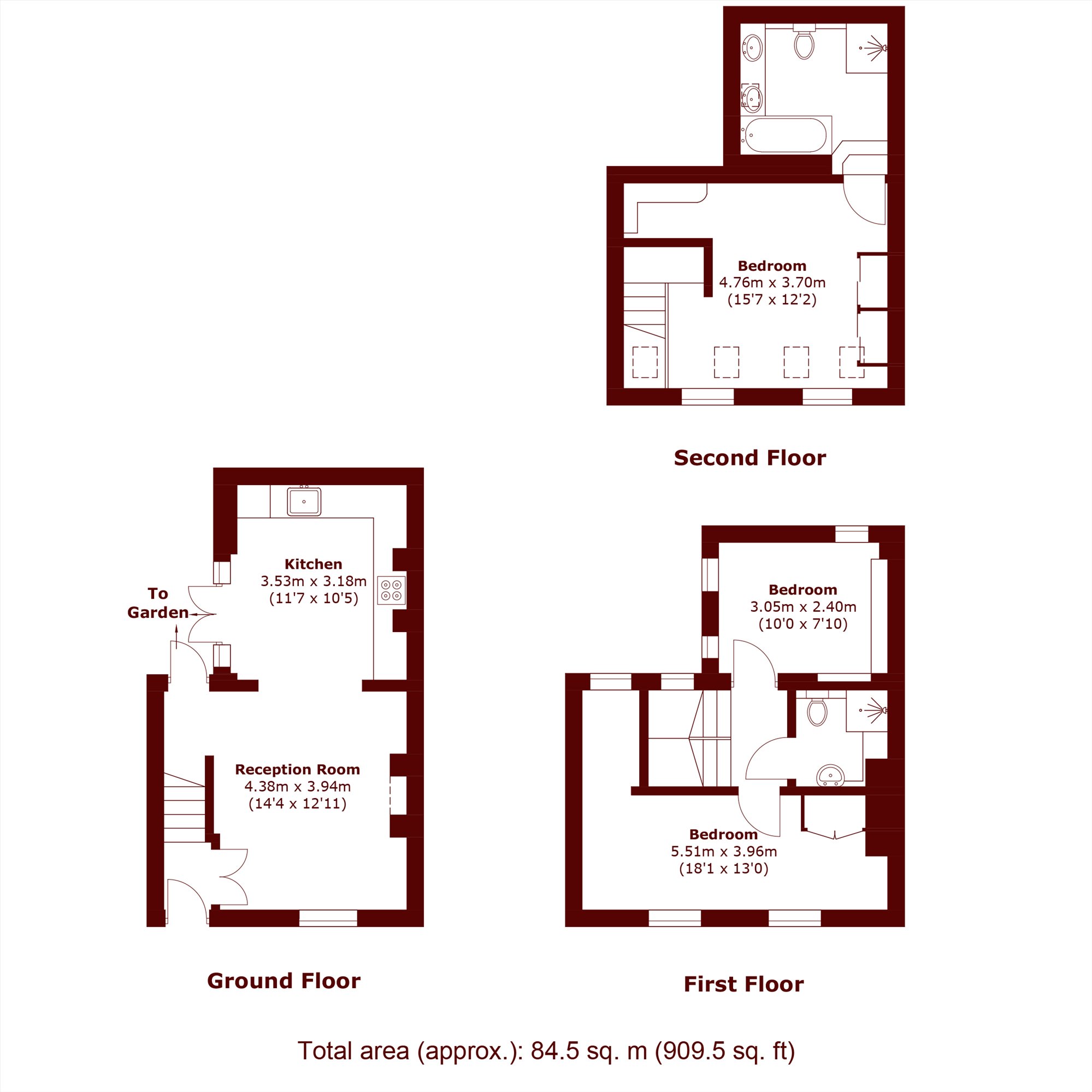 55a, Greencoat Place, London floorplan