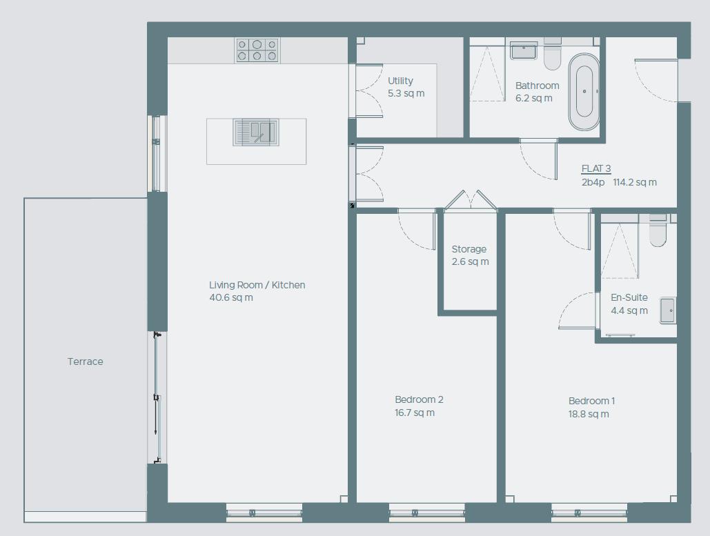 Larchwood Lodge, 59 New Road, Digswell floorplan