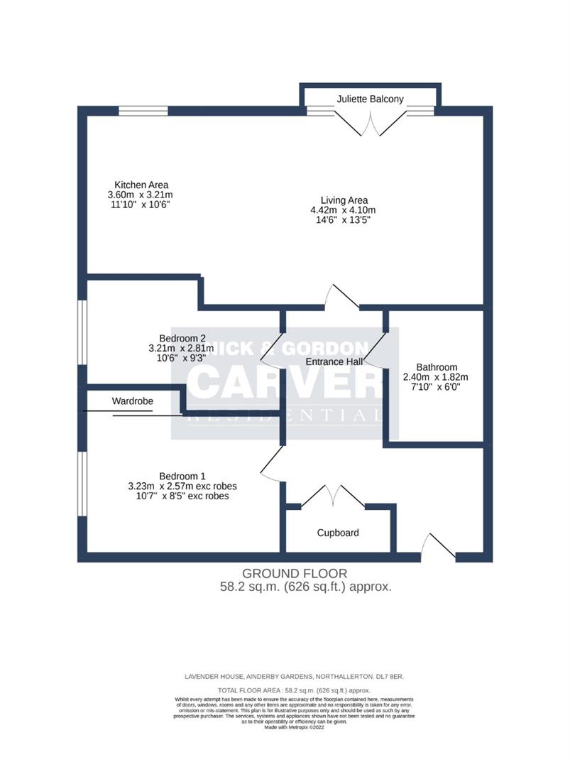 Ainderby Gardens, Northallerton floorplan