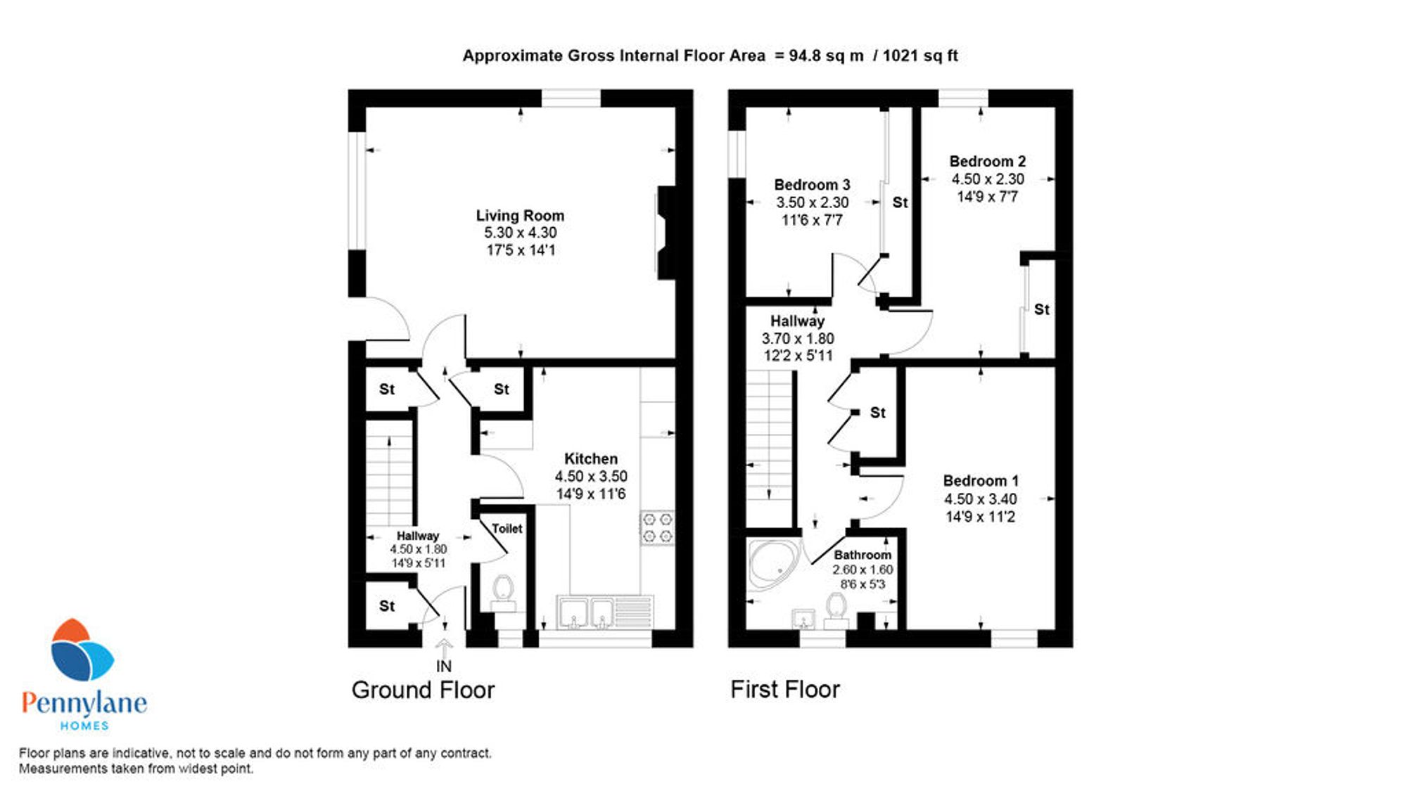27 Parkhill, Erskine floorplan