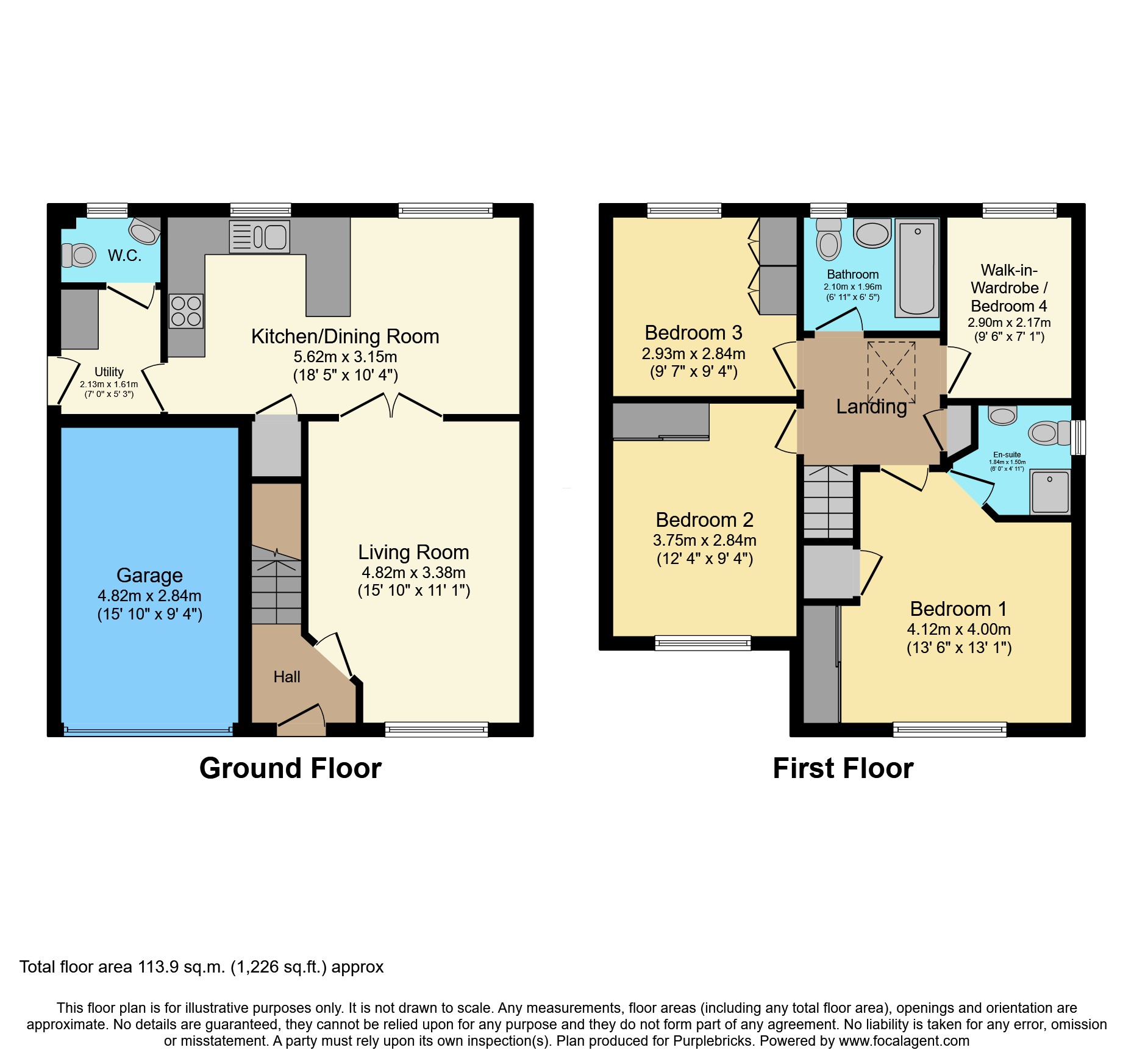 20, Willow Way, Coventry floorplan