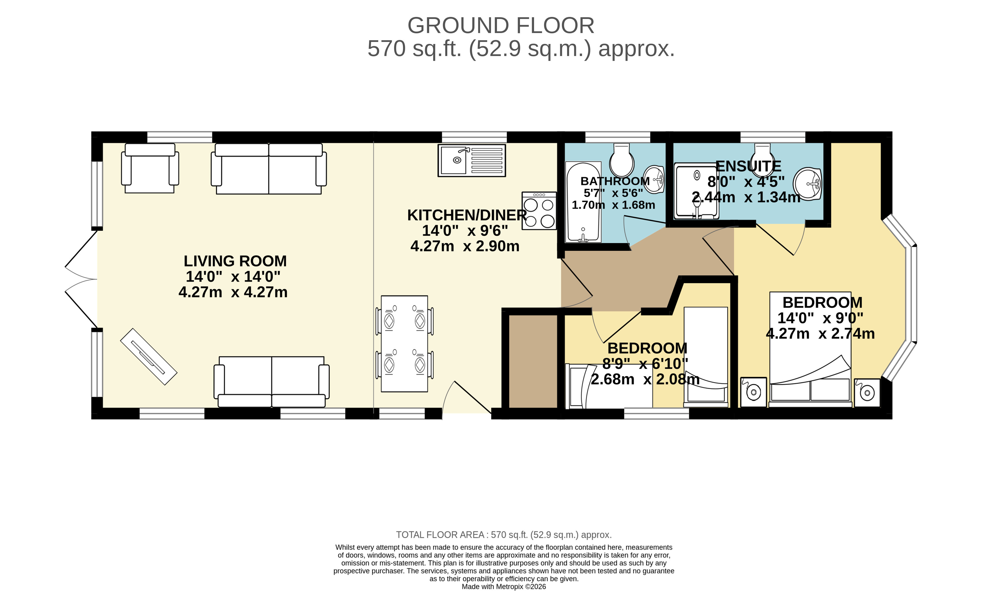 Maples Superior Deluxe,, Atwick Road, East Riding of Yorkshire floorplan