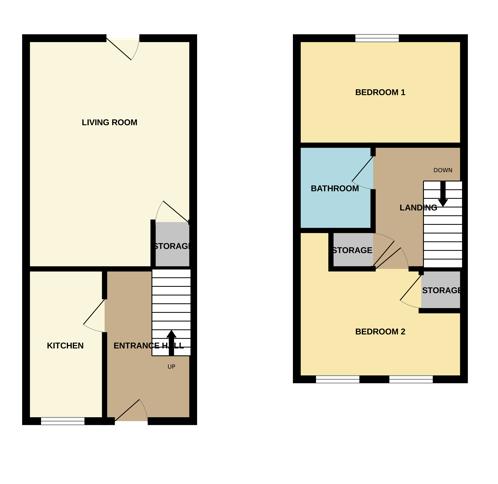 71, Anthony Close, Manchester floorplan