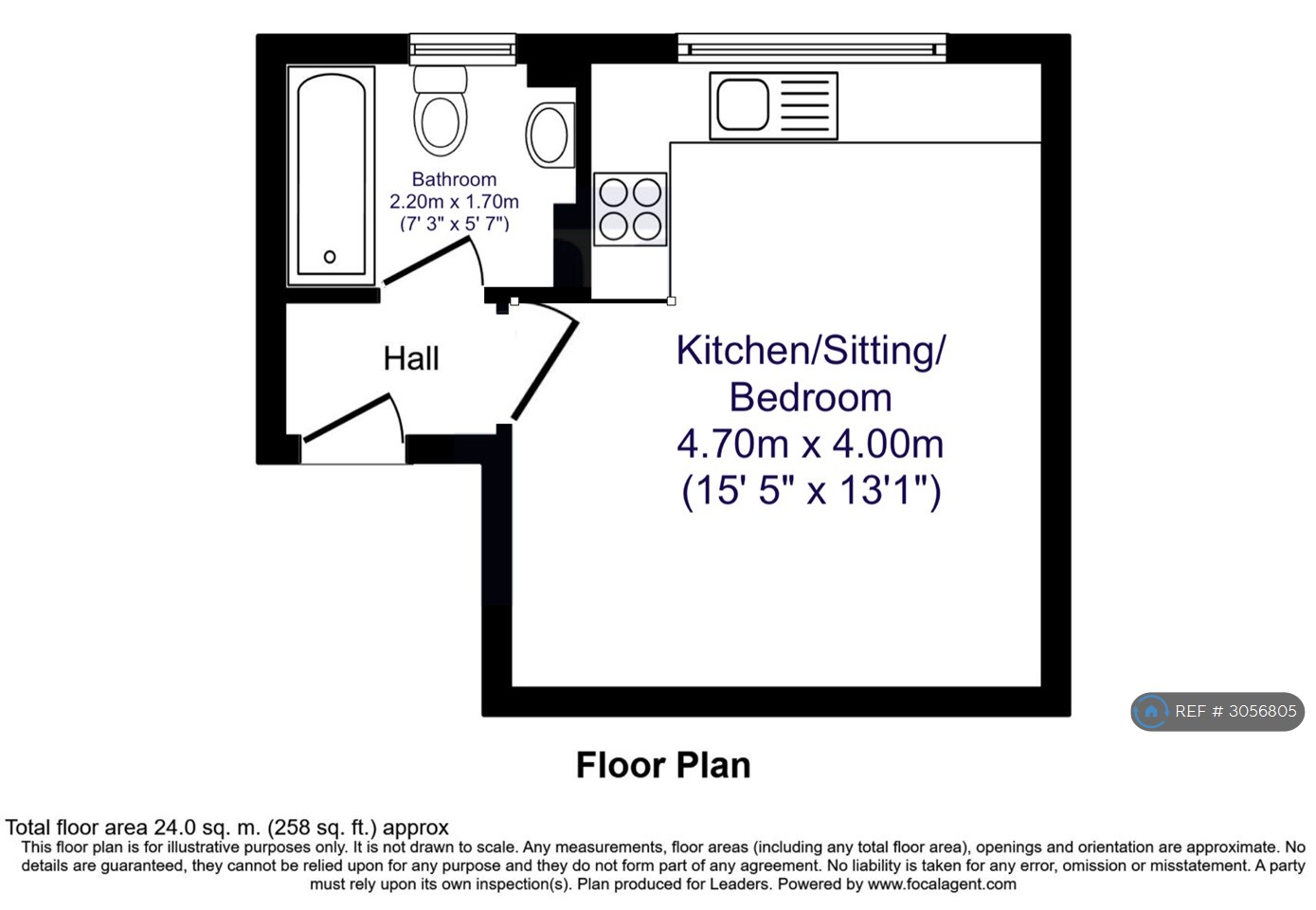 Carlton Court Hulse Road, Southampton floorplan