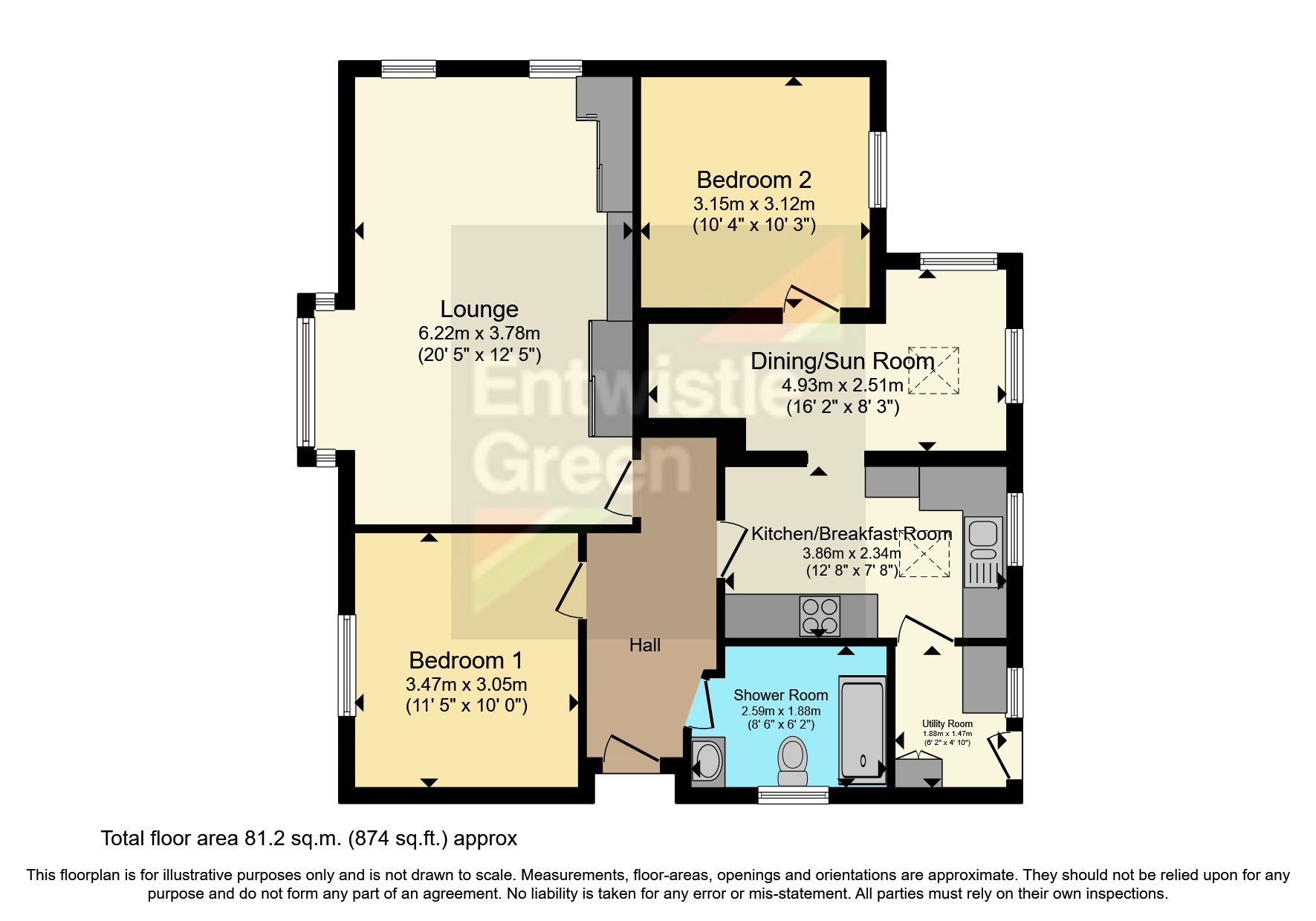 Bow Lane, Leyland PR25, 2 bedroom bungalow for sale 61945663