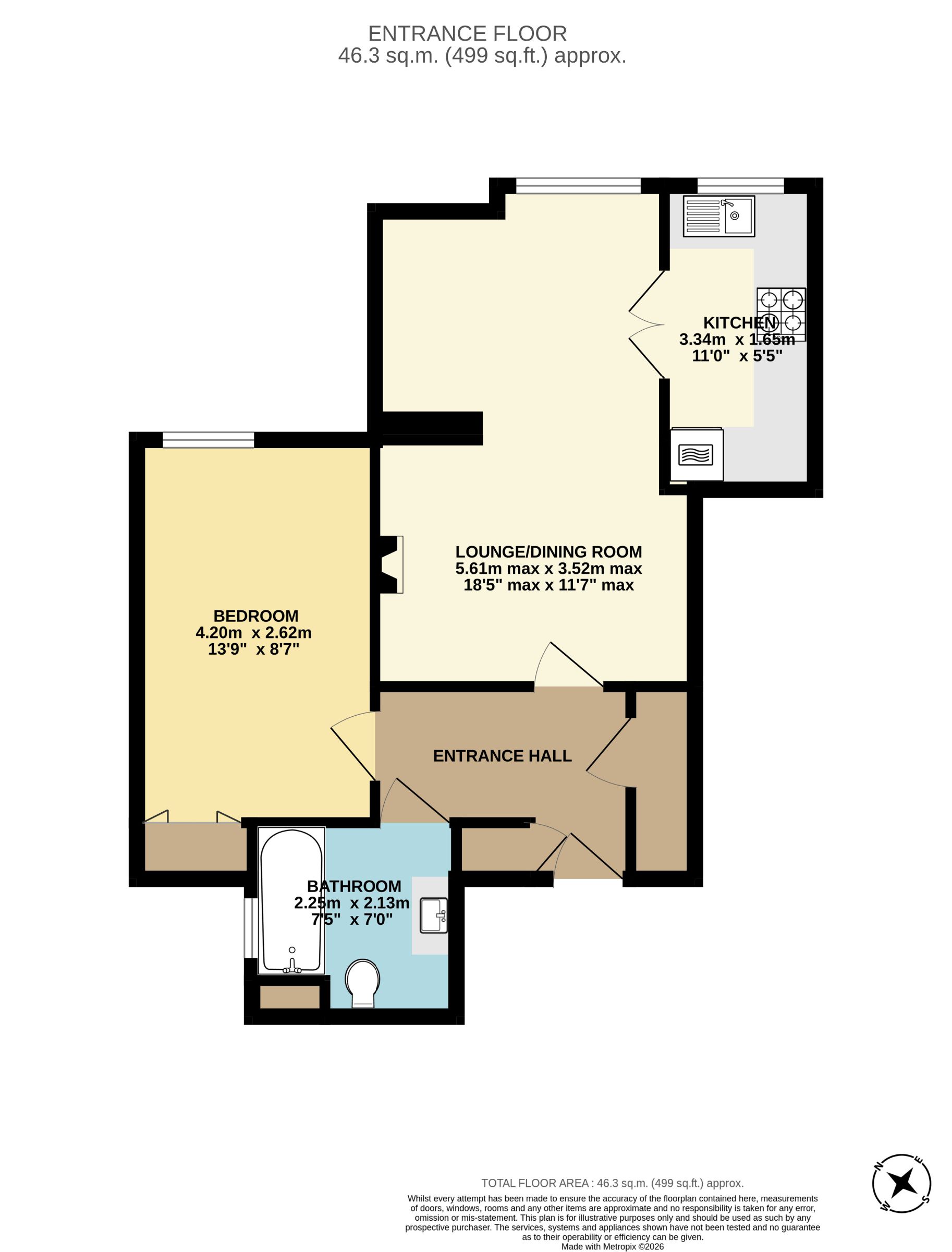 35 Albany Court, Paignton floorplan