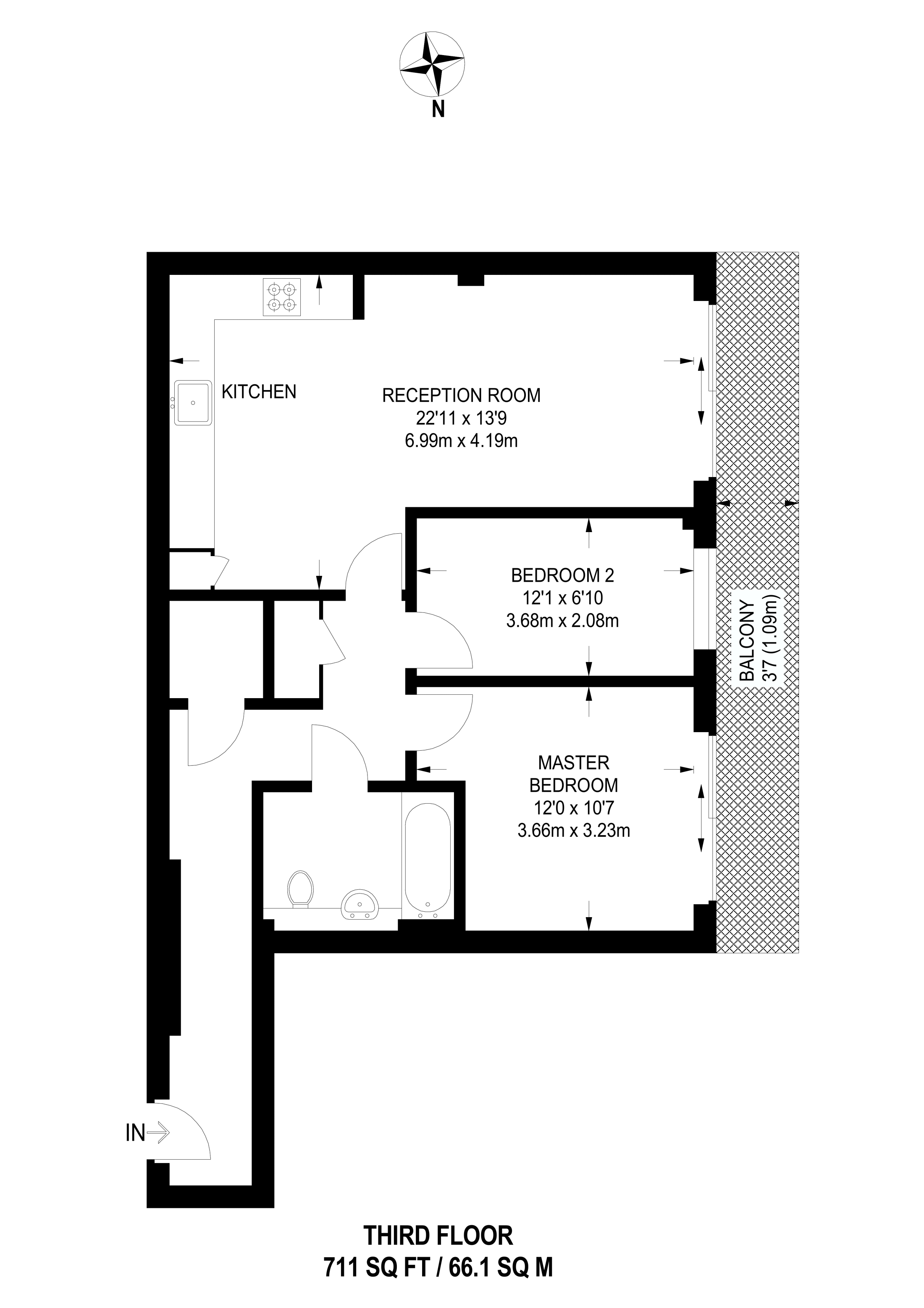 2 Bedrooms Flat for sale in Spring Place, Barking IG11