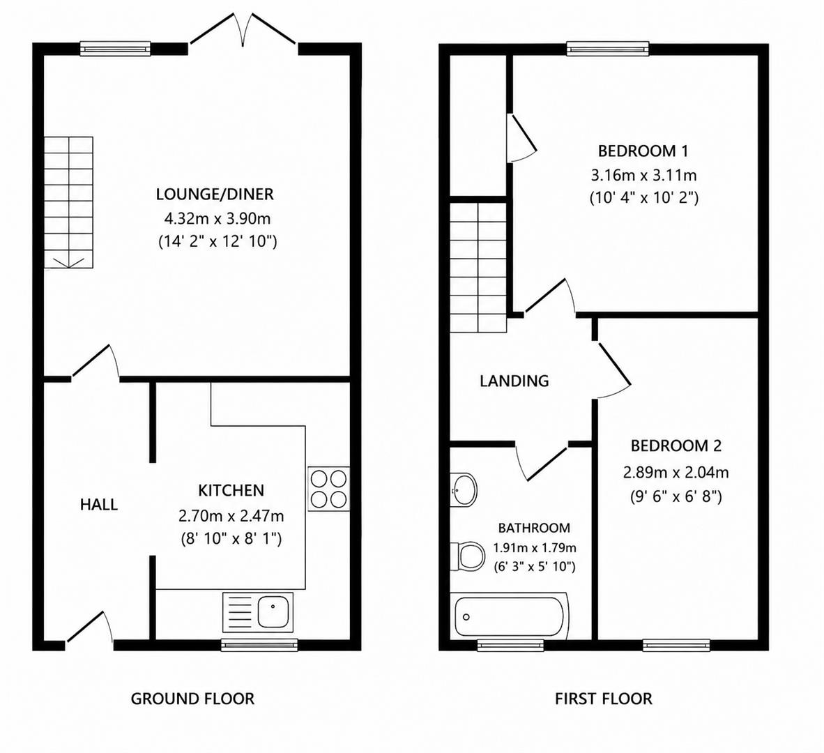 16, Wellesley, Harlow floorplan