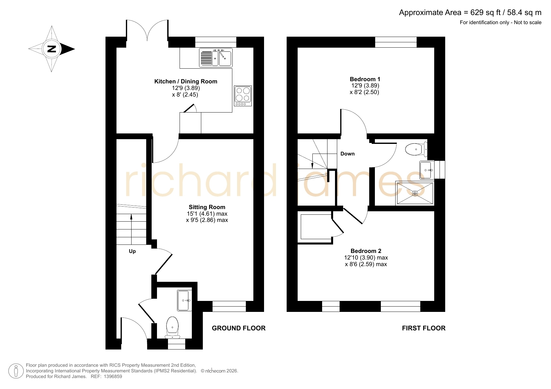 39, Ward Close, Purton floorplan