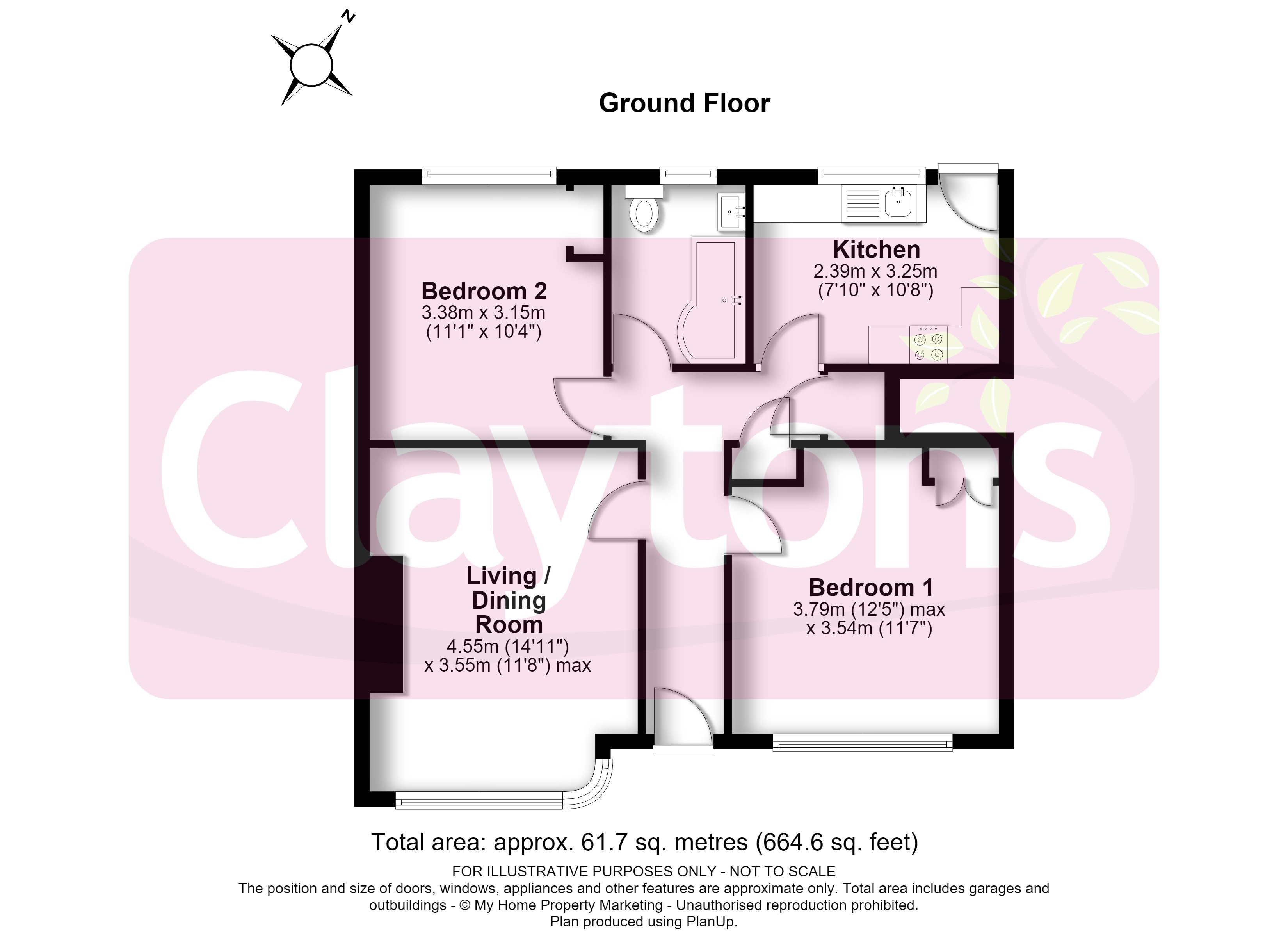 68, Trevellance Way, Watford floorplan