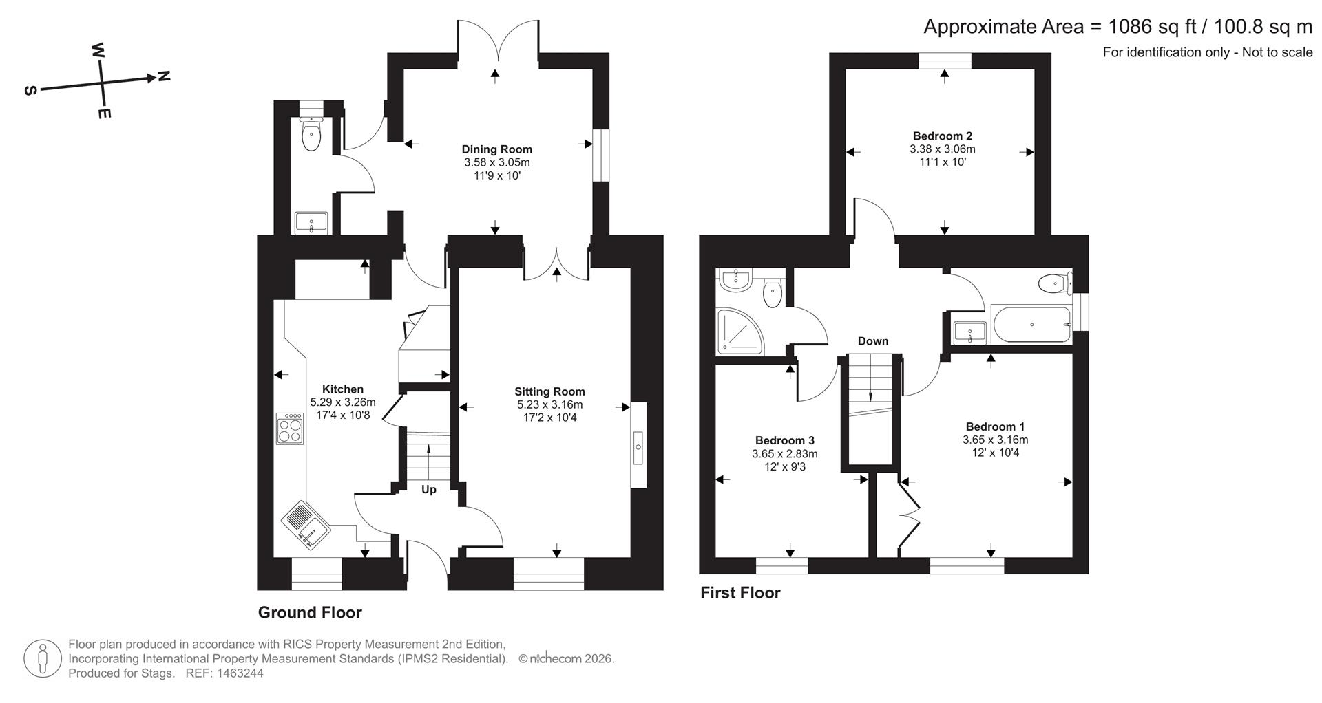 Daisy Cottage, Exeter floorplan