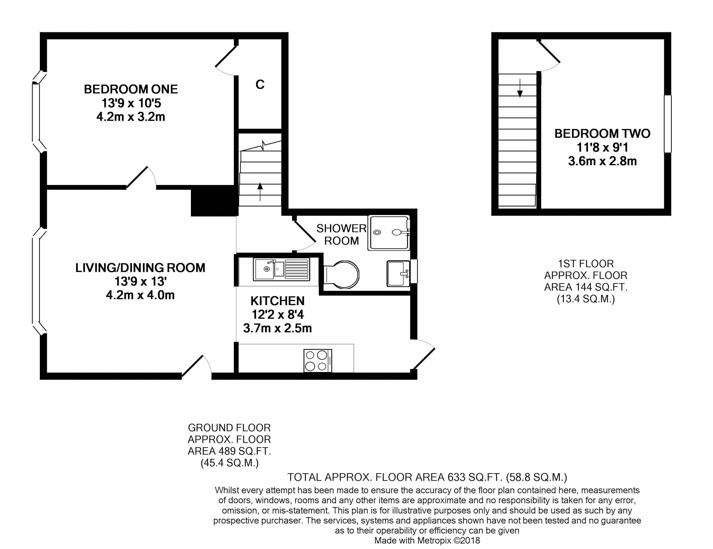 2 Bedrooms Flat for sale in St. Marys Place, East Street, Farnham GU9