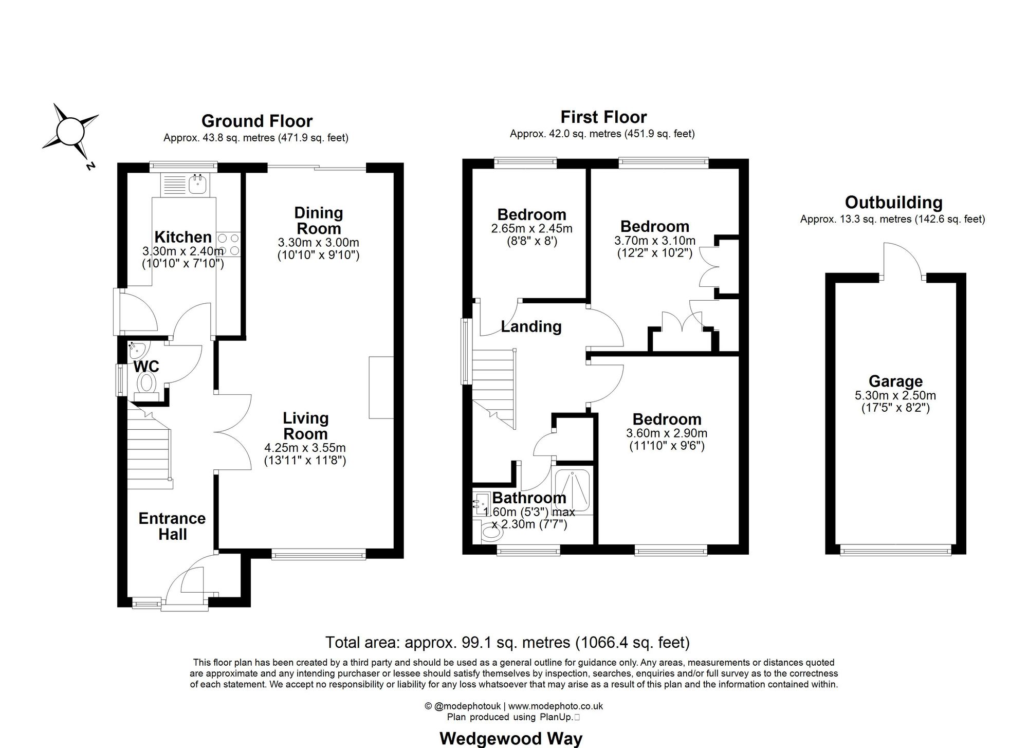 15 Wedgwood Way, Rochford floorplan