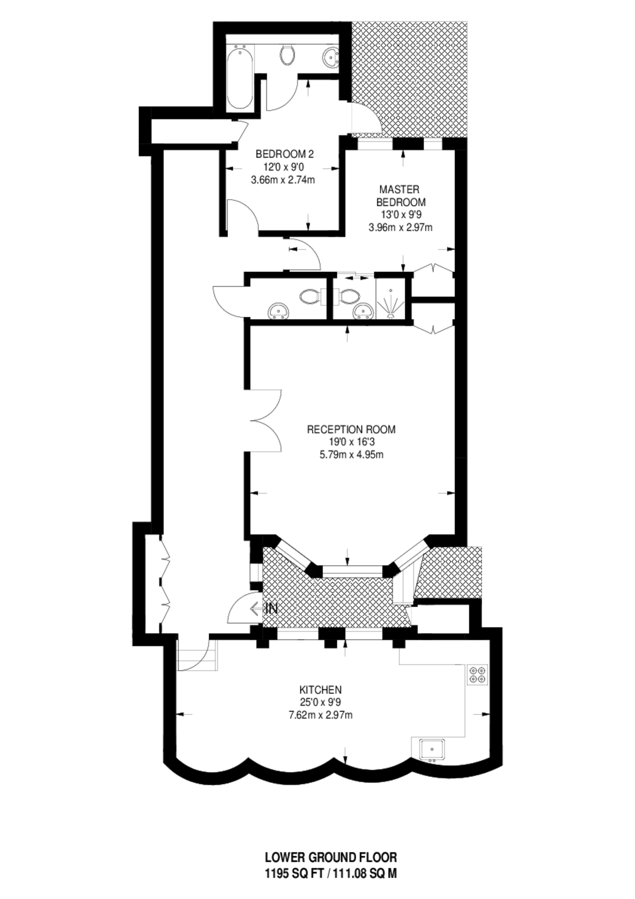 St Georges Square, Pimlico floorplan