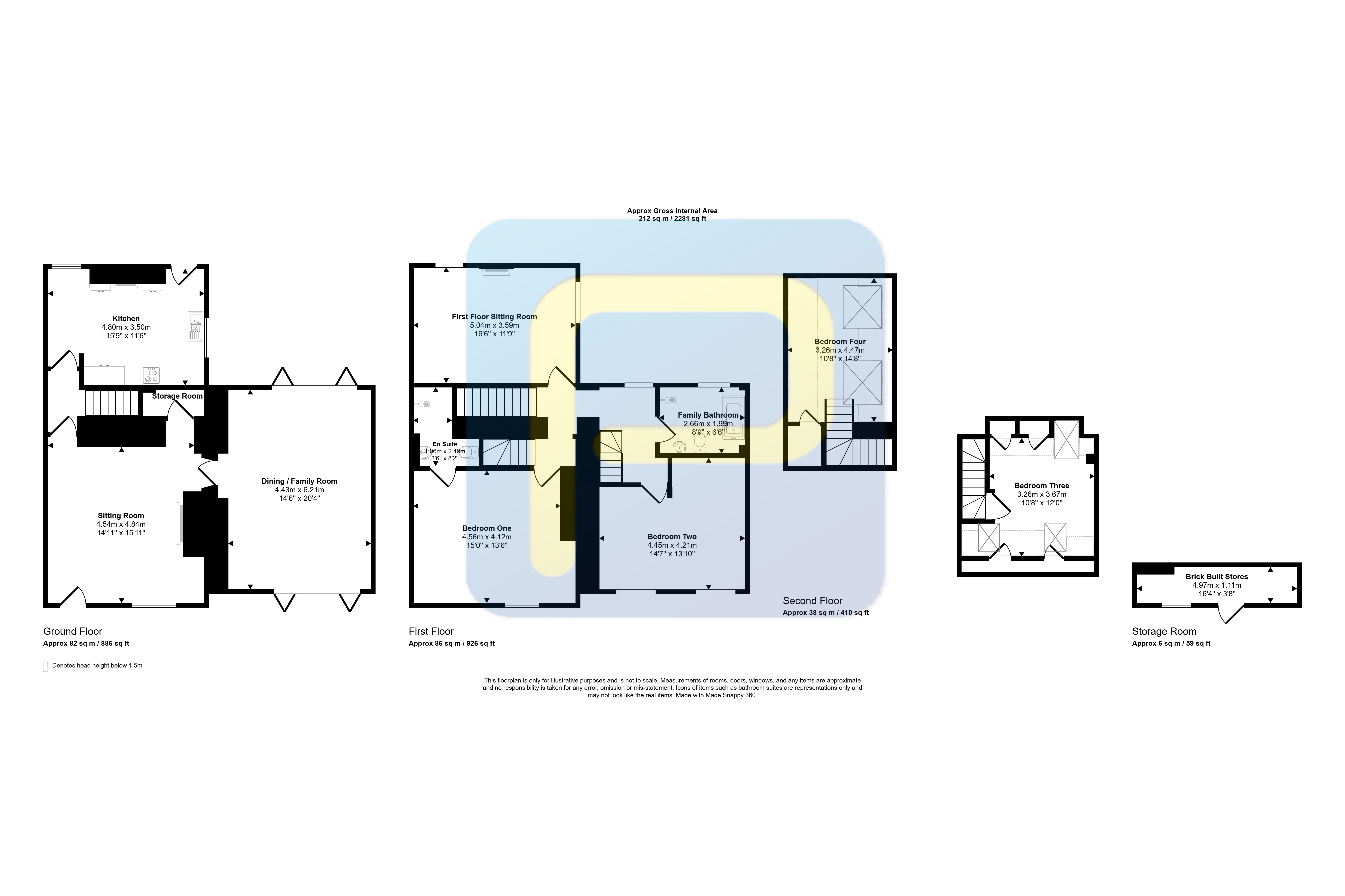 Briggend, 6, Bridge End, West Thirston floorplan