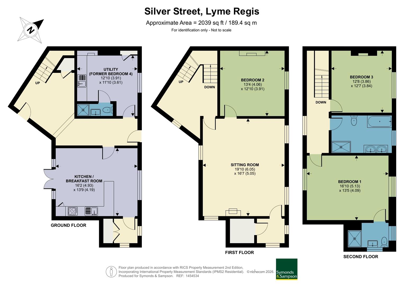 Broadway House, Silver Street, Lyme Regis floorplan