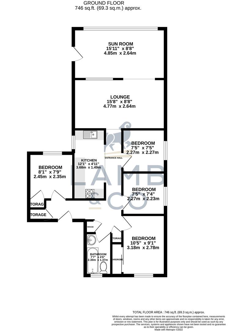 49, Camellia Crescent, Clacton-On-Sea floorplan