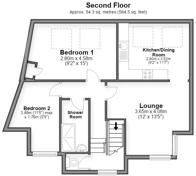 Upper Wellington Road, Brighton floorplan