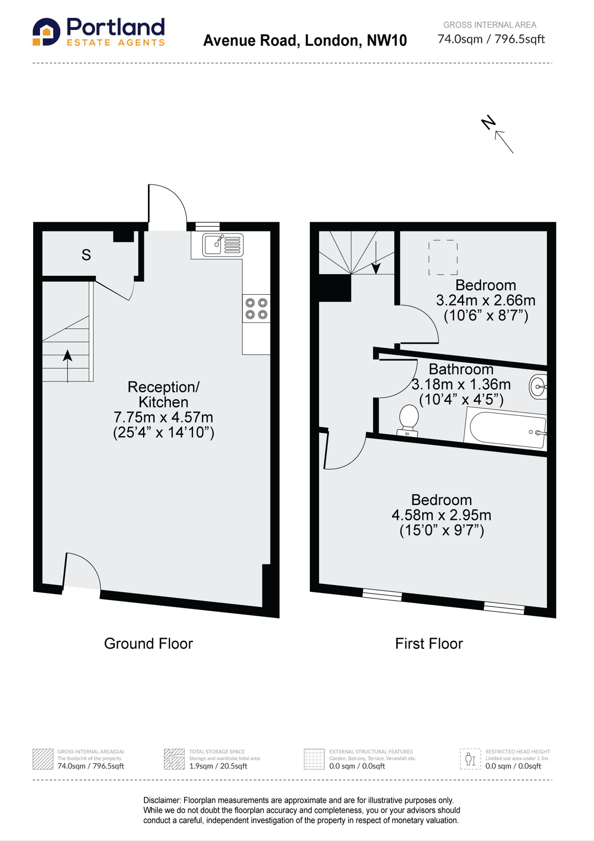 4 Avenue Road, London floorplan
