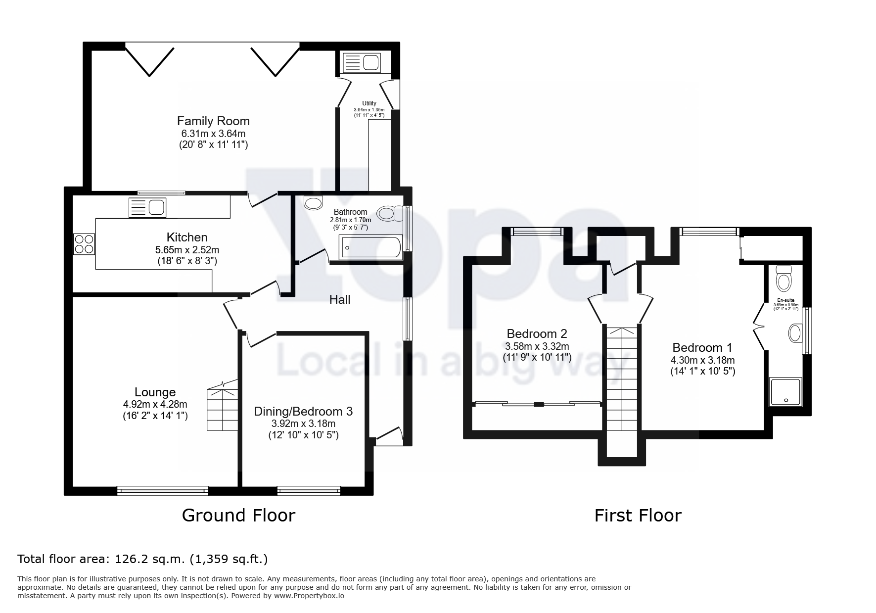 18, Hillside Way, Welwyn floorplan