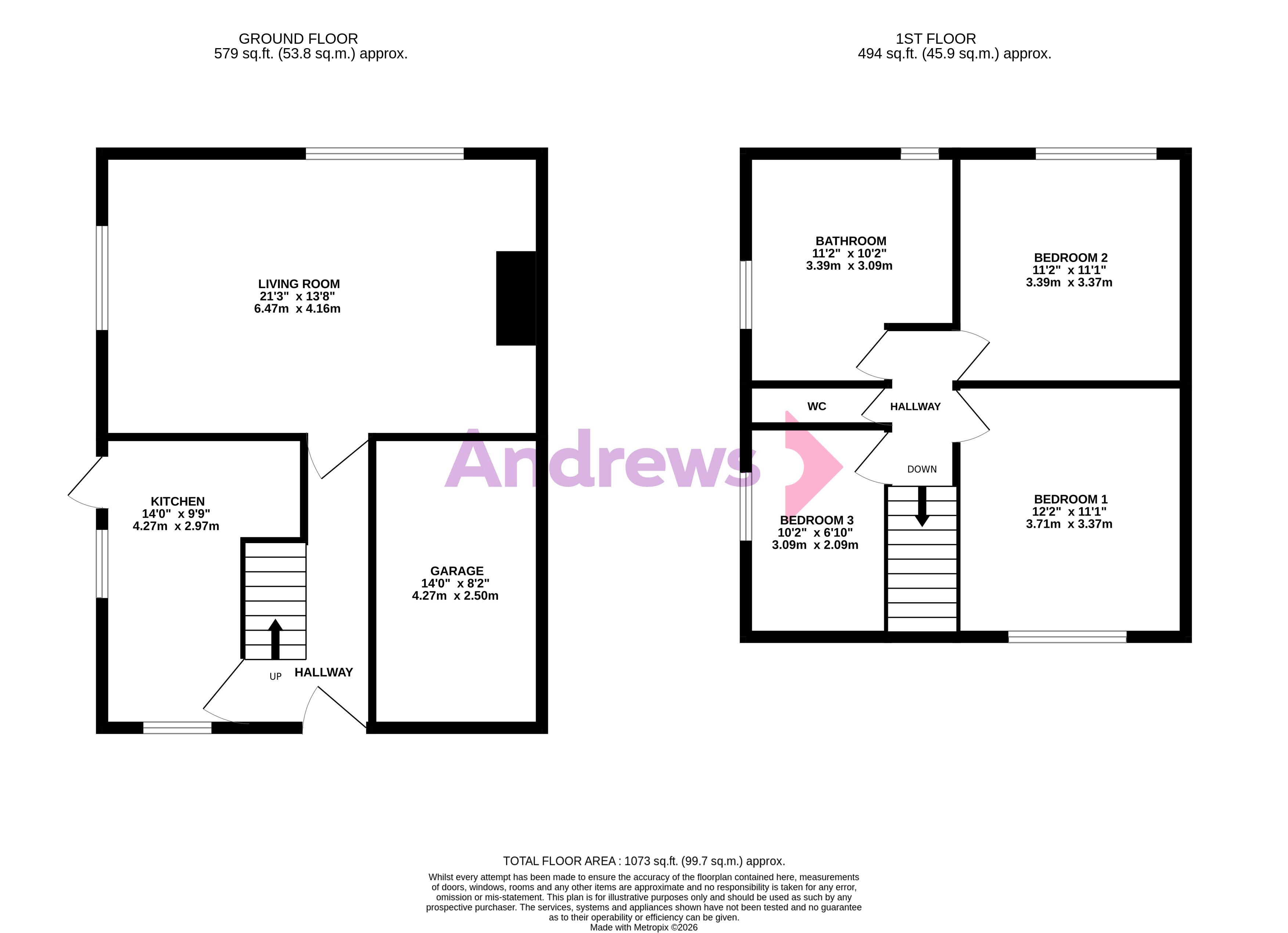 Folly Lane, Gloucestershire floorplan
