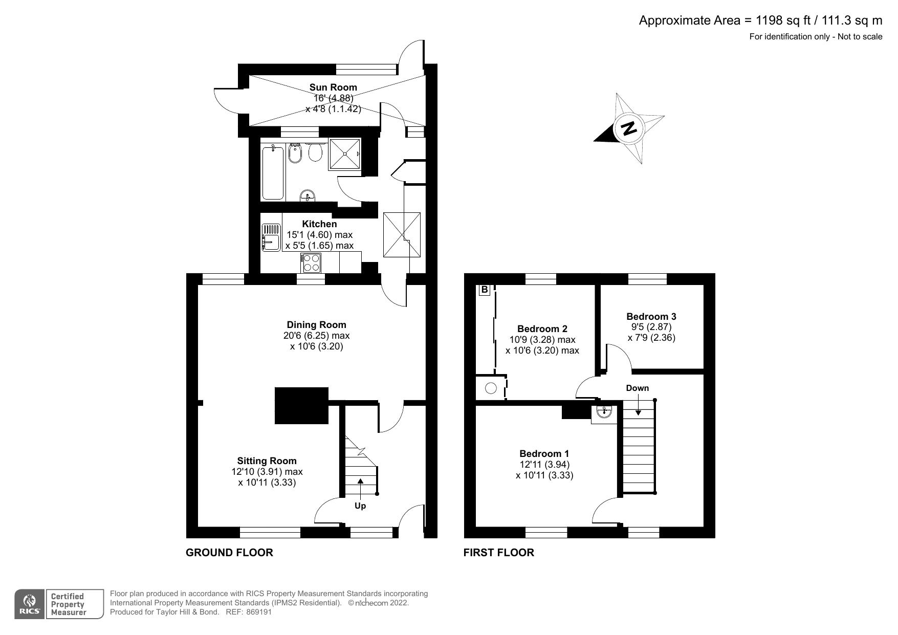 Albert Road, Waltham, Southampton SO32, 3 bedroom terraced house for sale 61917528