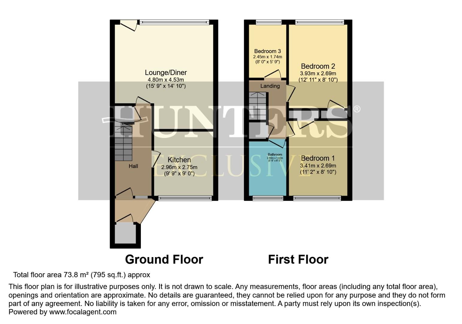 44, Bracken Way, Rugeley floorplan