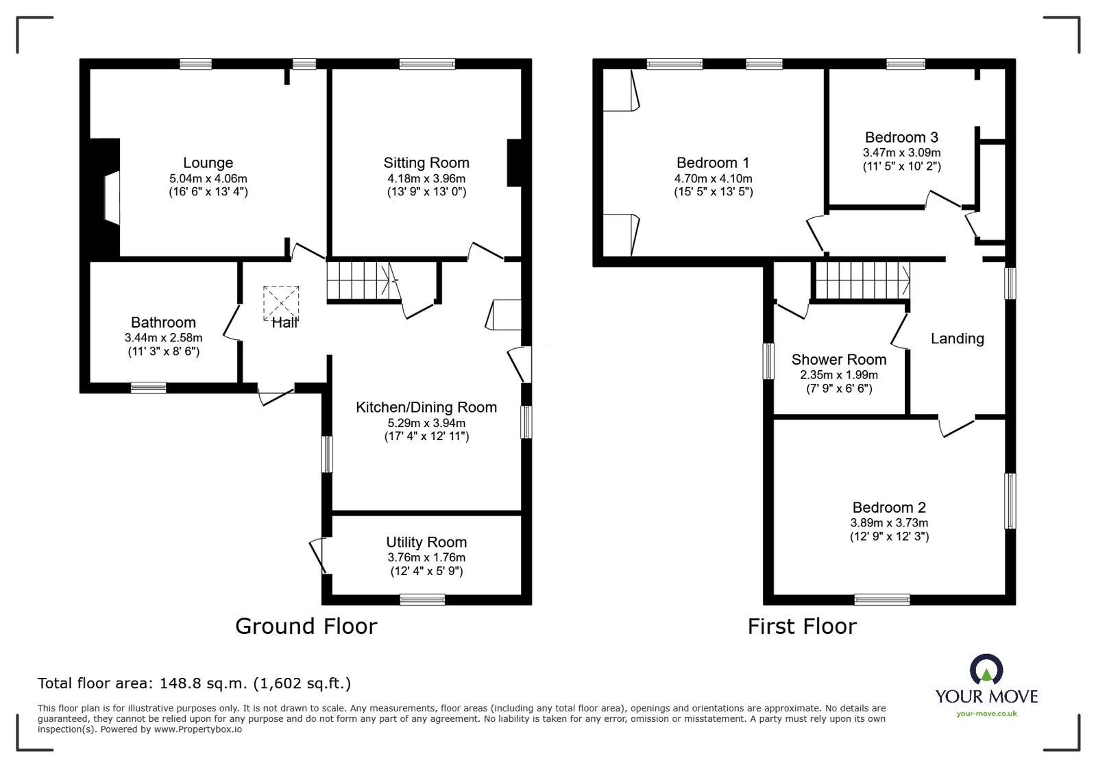 84, High Street, Goole floorplan
