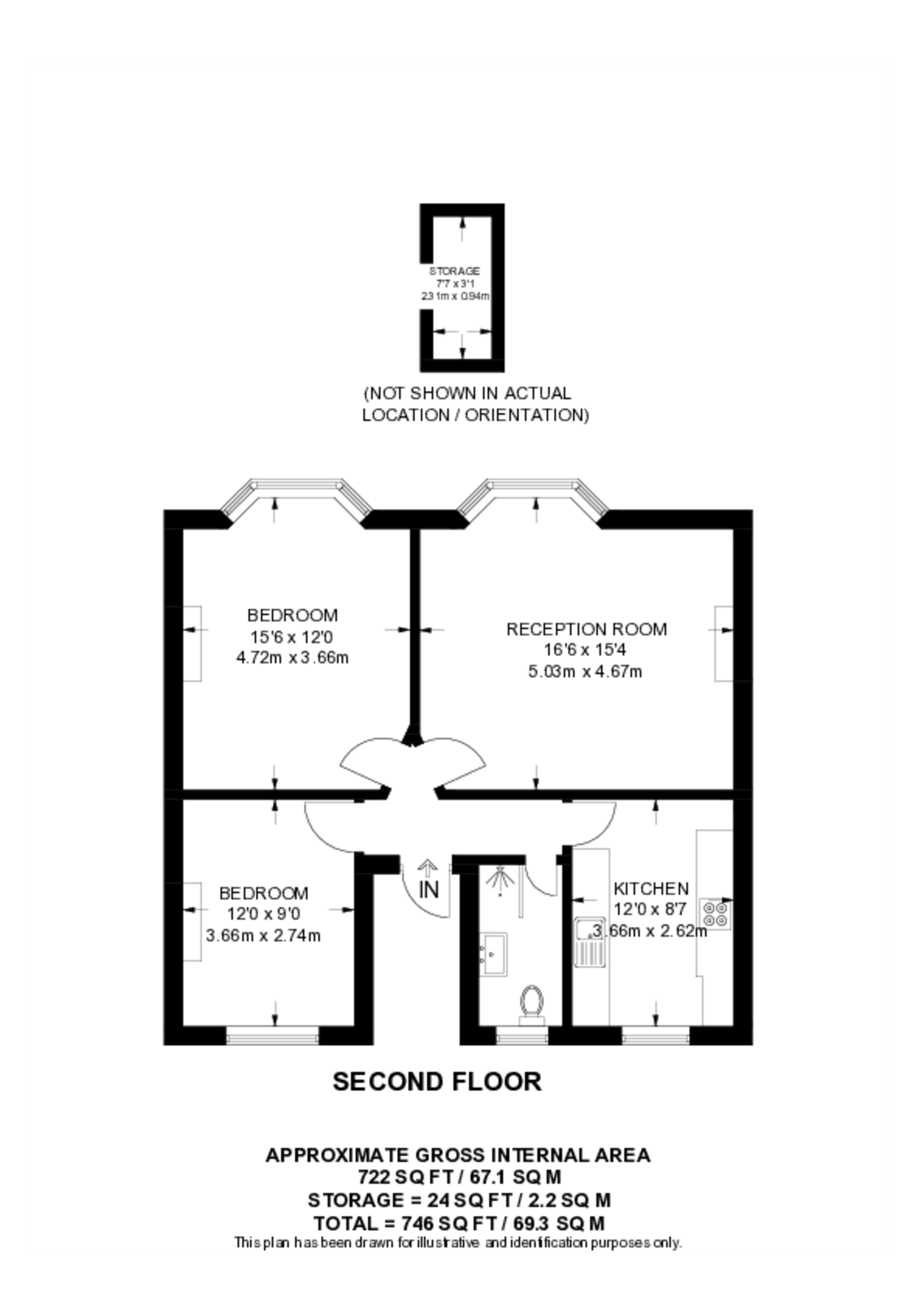 Mora Road, Cricklewood floorplan