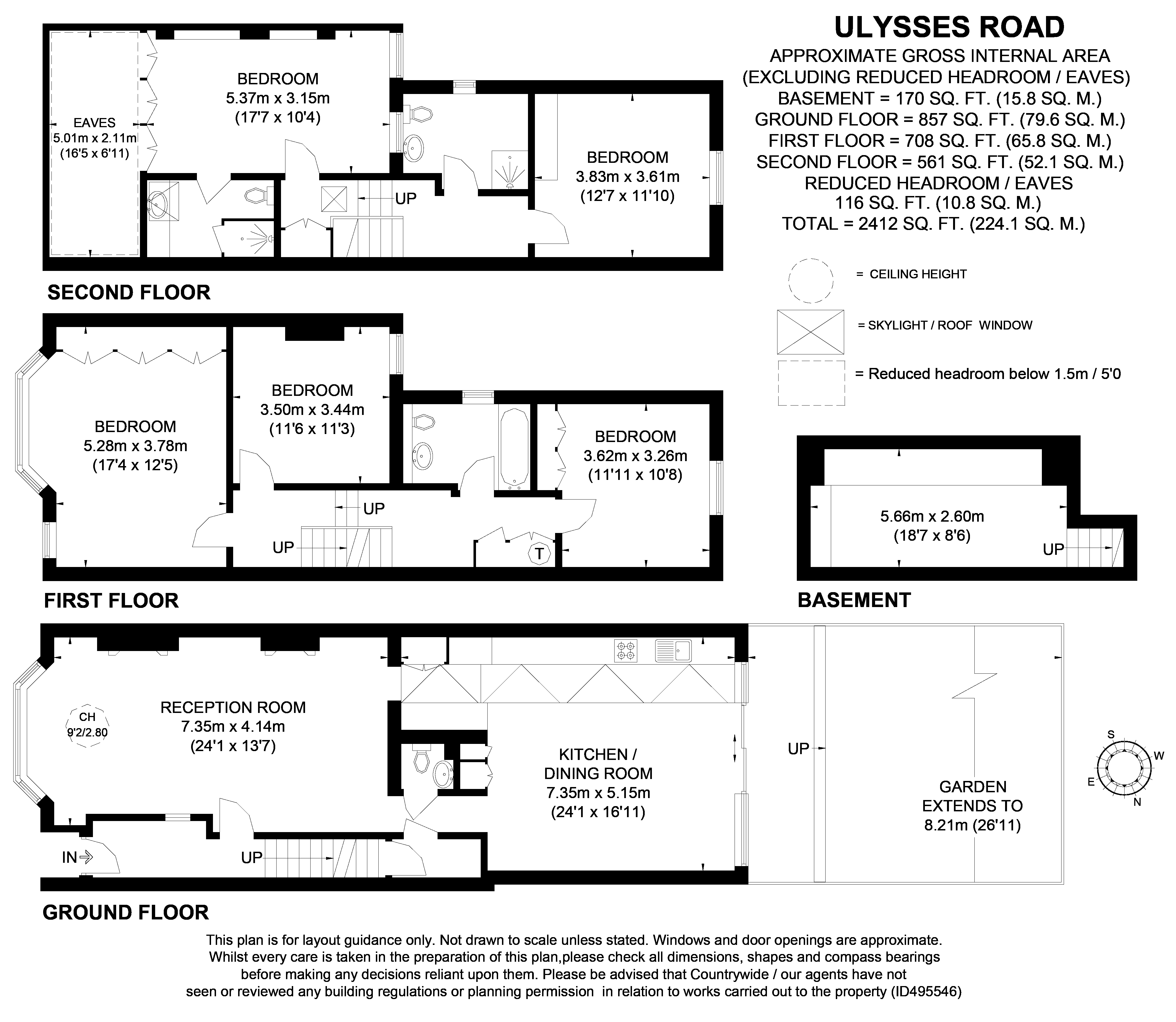 5 Bedrooms  to rent in Ulysses Road, Hampstead NW6